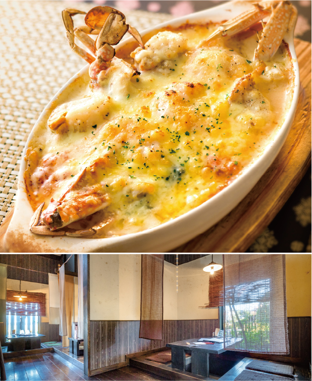 和膳洋菜 みすとらる｜渡り蟹、小エビ、ホタテのドリア